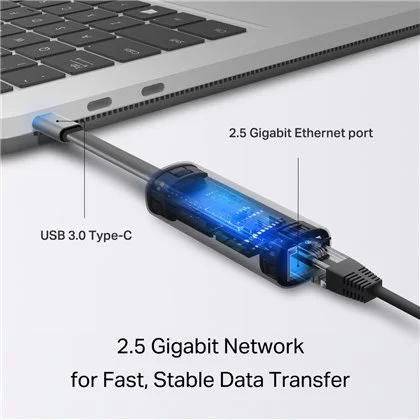 Сетевая Карта USB TP-Link UE302C USB Type-C to 2.5 Gigabit UE302C
