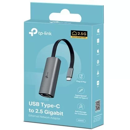 Сетевая Карта USB TP-Link UE302C USB Type-C to 2.5 Gigabit UE302C