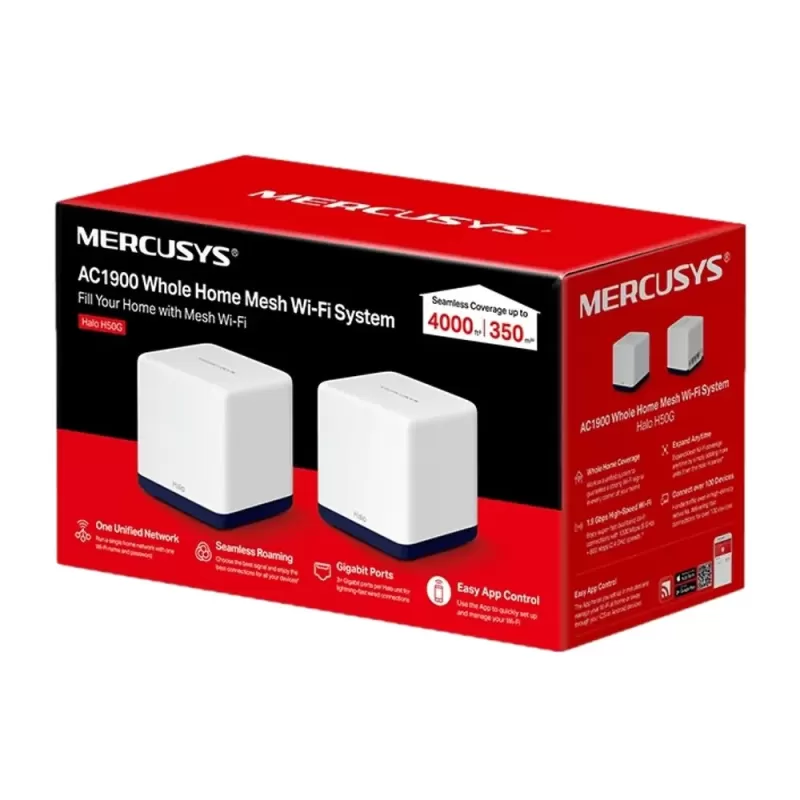 מגדיל טווח MERCUSYS HALO H50G 2PCS צבע לבן