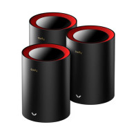 מגדיל טווח CUDY AX3000 2.5G Mesh Wi-Fi 6 System 3 Pack M3000 V2 3-Pack-IL צבע