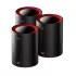 מגדיל טווח CUDY AX3000 2.5G Mesh Wi-Fi 6 System 3 Pack M3000 V2 3-Pack-IL צבע שחור