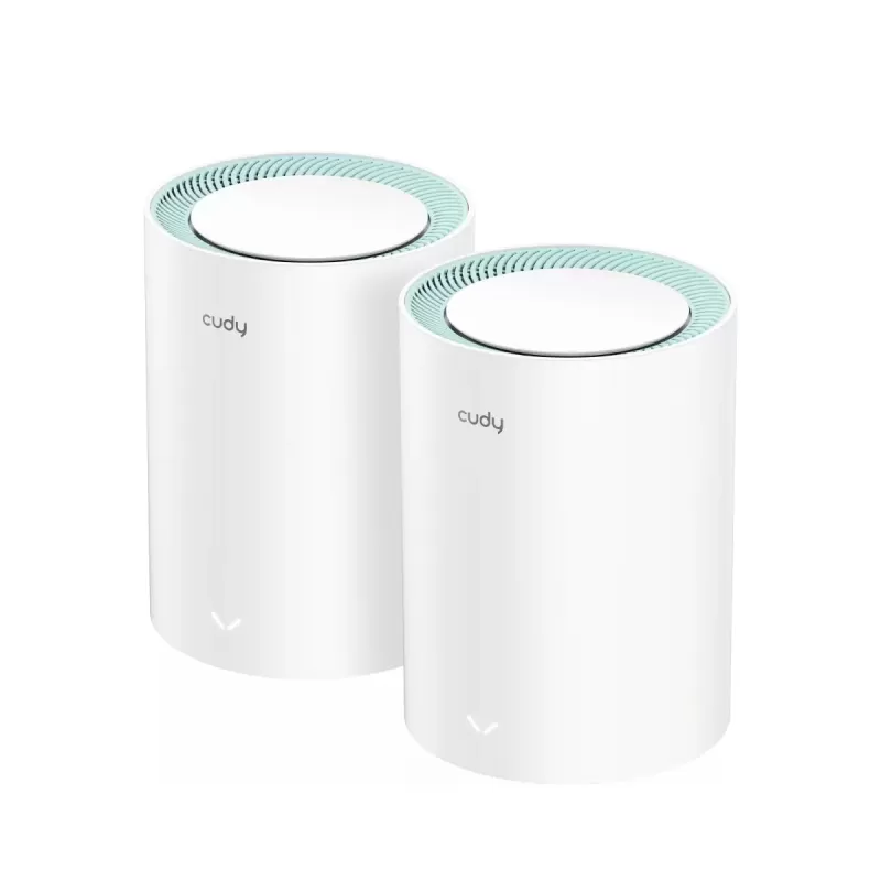 Range Extender CUDY M1500 AX1500 MESH WIFI6 System 2 pack M1500(2-Pack)-IL Color:white