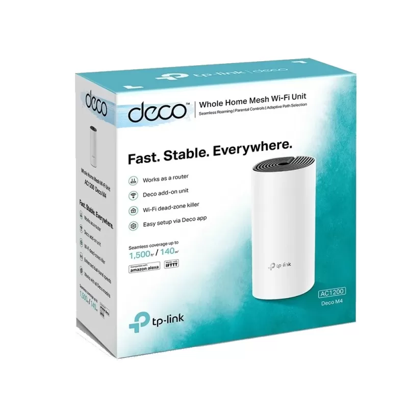 Range Extender TP-Link Deco M4(1-pack) Color:white Range Extender TP-Link Deco M4(1-pack) Color:white