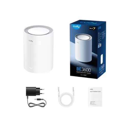 Range Extender CUDY BE3600 Gigabit Mesh Wi-Fi 7 System 1Pack Cudy M3600