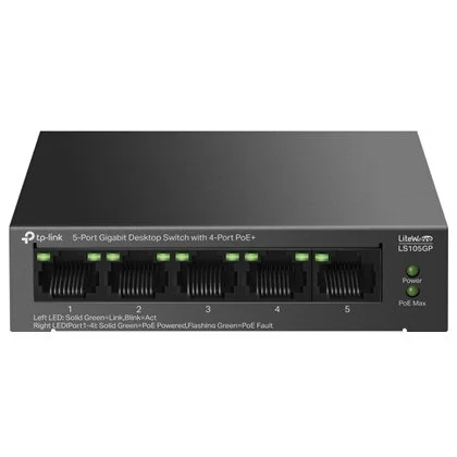 מתג TP-Link LS105GP 5-Port Gigabit Switch LS105GP