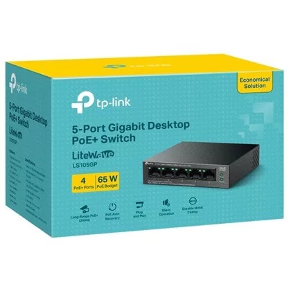 מתג TP-Link LS105GP 5-Port Gigabit Switch LS105GP