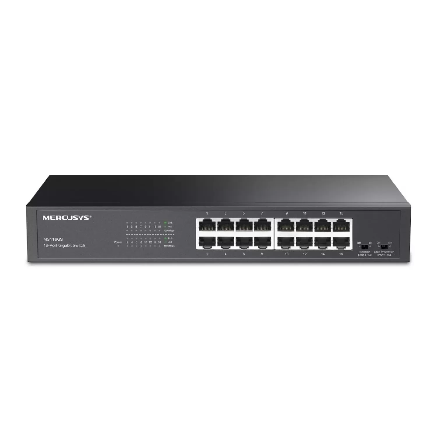 Коммутатор MERCUSYS MS116GS 16-P Gigabit Switch MS116GS