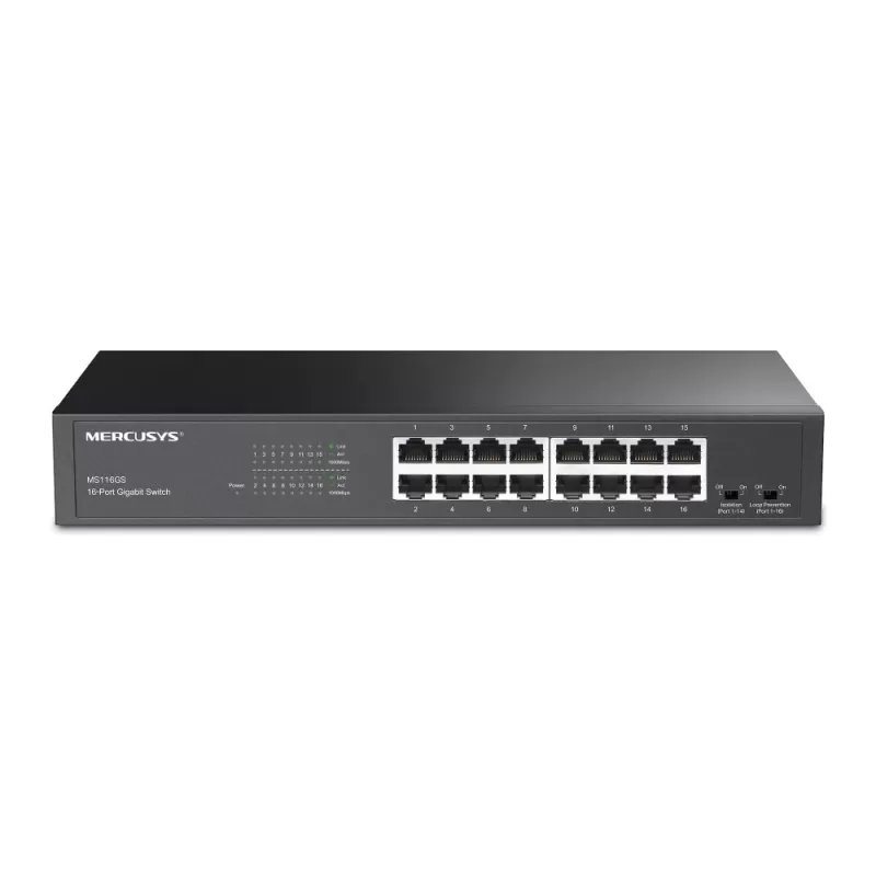 Коммутатор MERCUSYS MS116GS 16-P Gigabit Switch MS116GS