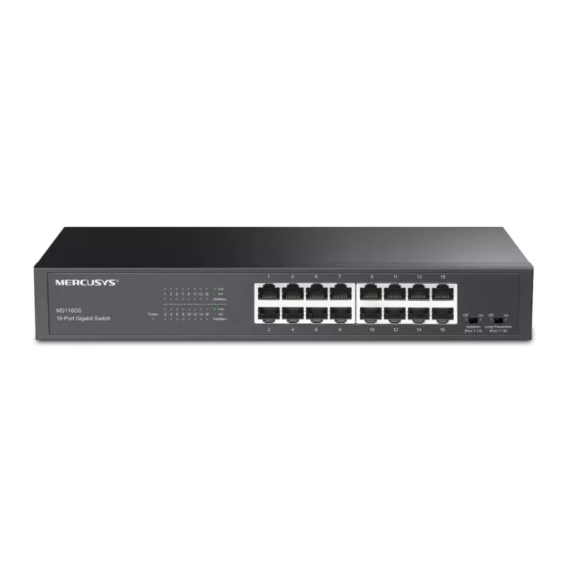 Коммутатор MERCUSYS MS116GS 16-P Gigabit Switch MS116GS