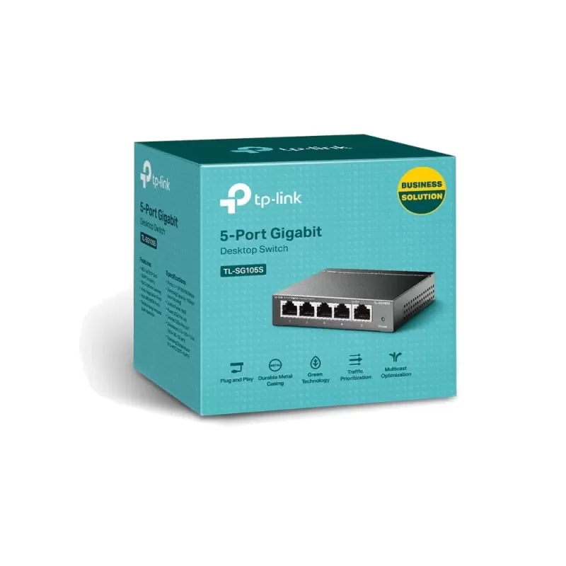 Switch TP-Link TL-SG105S 5-Port Desktop Switch SG105S Switch TP-Link TL-SG105S 5-Port Desktop Switch SG105S
