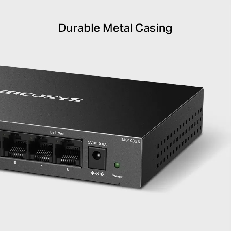 Коммутатор MERCUSYS MS108GS 8-P Gigabit Switch MS108GS