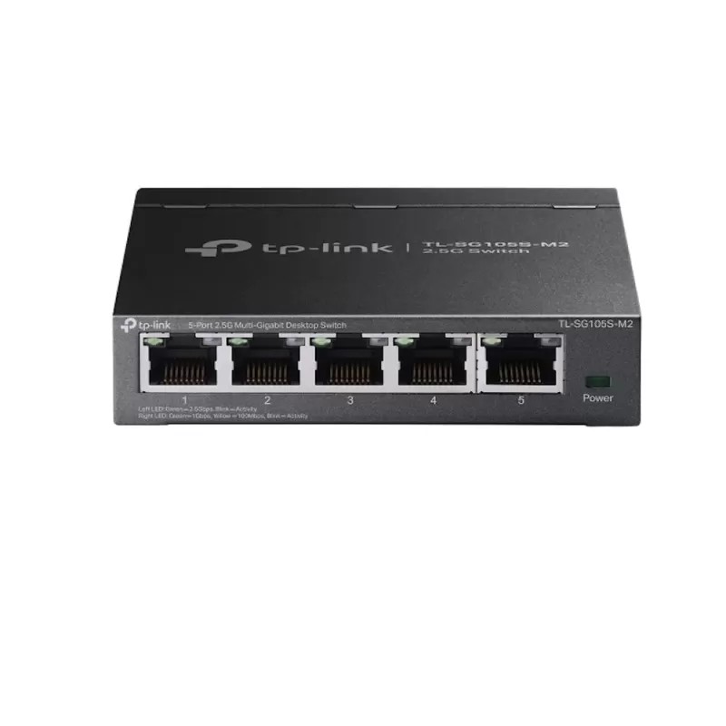 מתג TP-Link TL-SG105S-M2 5-Port 2.5G Switch SG105S-M2
