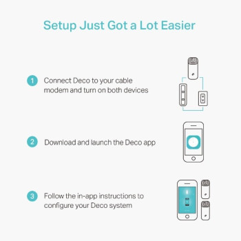 מגדיל טווח TP-Link Deco M4(2-pack) צבע לבן