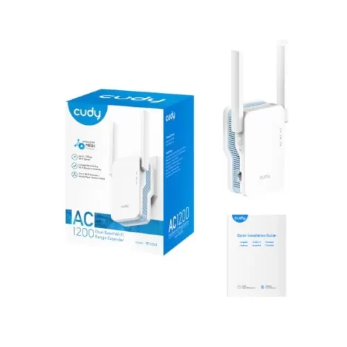 מגדיל טווח CUDY AC1200 Dual Band RE1200 RE1200-IL