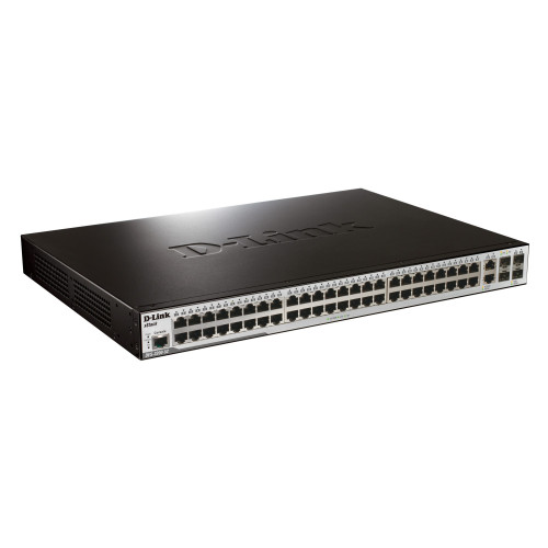 מתג D-Link 48-PORT 10/100 + 2 SFP + 2 COMBO 1000 + L2 MANAGED DES-3200-52