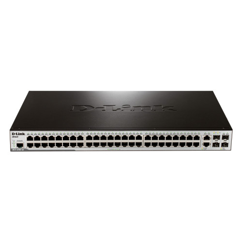 מתג D-Link 48-PORT 10/100 + 2 SFP + 2 COMBO 1000 + L2 MANAGED DES-3200-52