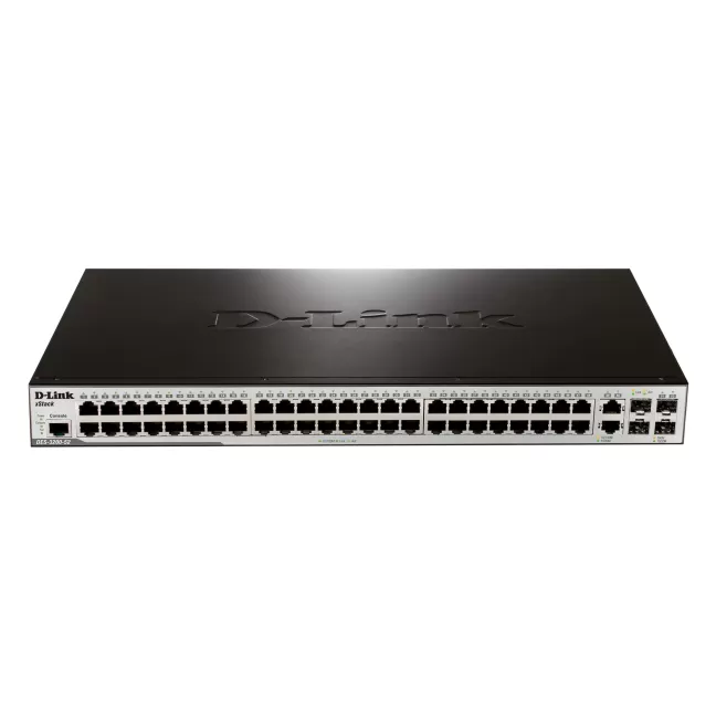 Switch D-Link 48-PORT 10/100 + 2 SFP + 2 COMBO 1000 + L2 MANAGED DES-3200-52
