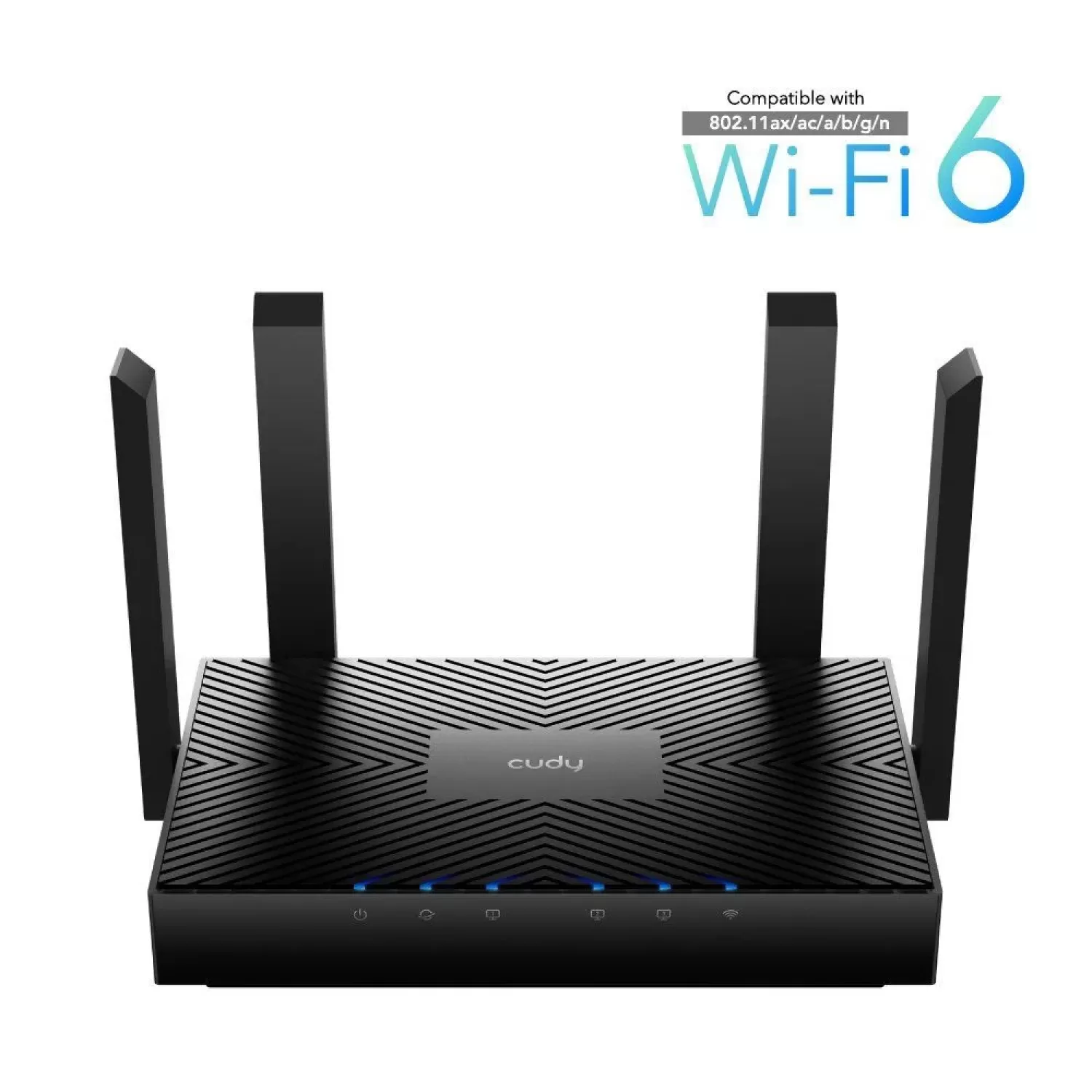 Wireless Router CUDY WR3000 AX3000 WiFi6 Multi Router/Repeater/AP WR3000-IL Color:black