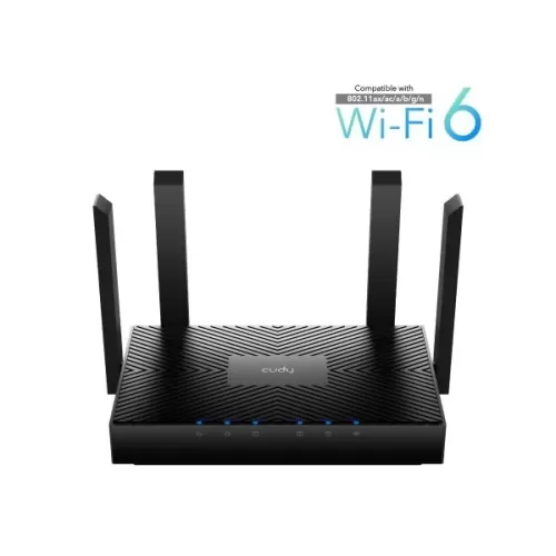 Wireless Router CUDY WR3000 AX3000 WiFi6 Multi Router/Repeater/AP WR3000-IL Color:black