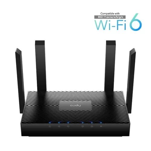 Wireless Router CUDY WR3000 AX3000 WiFi6 Multi Router/Repeater/AP WR3000-IL Color:black