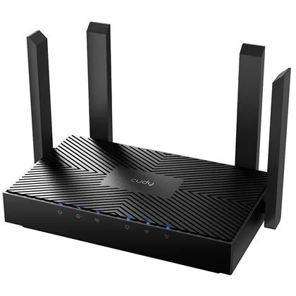 Wireless Router CUDY WR3000 AX3000 WiFi6 Multi Router/Repeater/AP WR3000-IL Color:black
