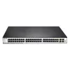 מתג D-Link 48 PORT 4 X SFP/GIGA PORTS + PHY. STACK PORTS UPTO 40GBPS, SDCARD, L2/L3 MANAGED DGS-3120-48TC