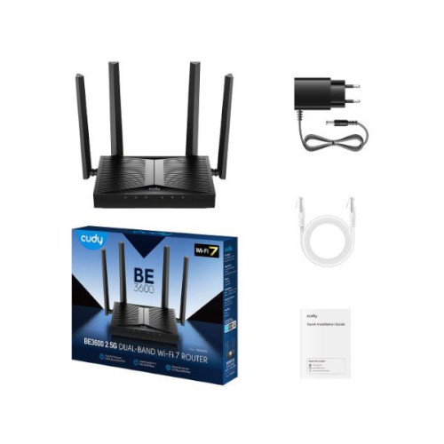 Router CUDY WR3600H Wi-Fi 7 Multi-Mode Router WAN 2.5GBX1 5 Ports WR3600H