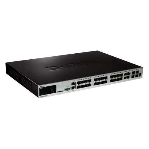 מתג D-Link 24-PORT GIGABIT 20X SFP PORTS + 4X SFP/BASE-T PORTS + 4X 10G SFP+