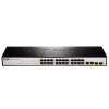 Коммутатор D-Link 24 PORT 10/100 + 2 GIGA UPLINK PORTS, L2 EASY SMART, METAL DES-1100-26
