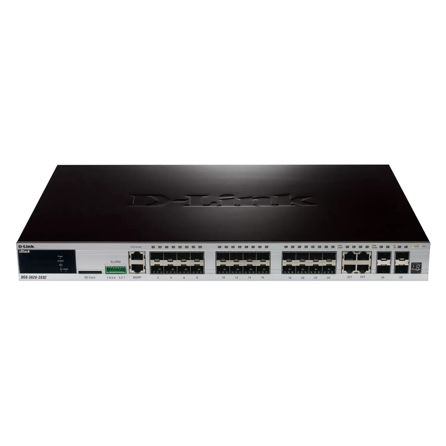 Switch D-Link 28 PORT / 24-PORT GIGABIT SFP + 4 X SFP + 4 X 10G SFP+ DGS-3620-28SC