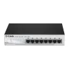 מתג D-Link 8 PORT 10/100 (8X POE) (56W), METAL DES-1210-08P