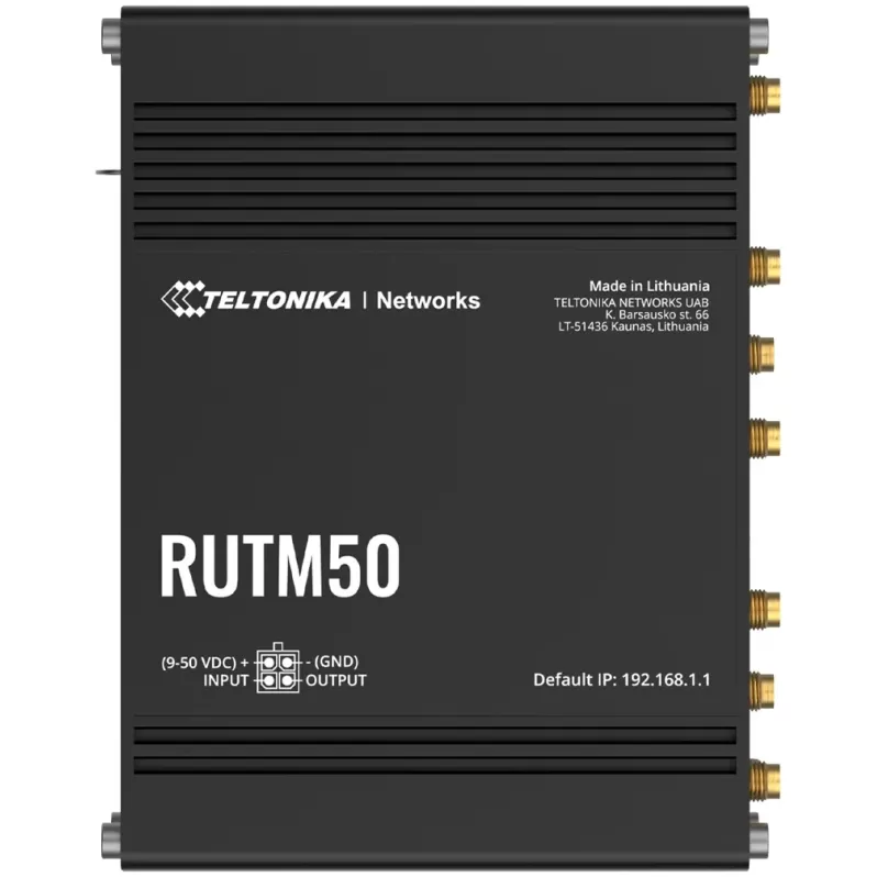 Router Teltonika RUTM50 5G RUTM50000000 Color:black