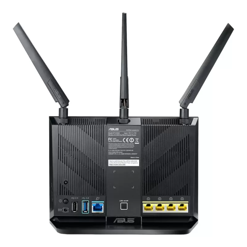 AC2900 Dual Band Gigabit WiFi Gaming Router Asus RT-AC86U black RT-AC86U AC2900 Dual Band Gigabit WiFi Gaming Router Asus RT-AC86U black RT-AC86U