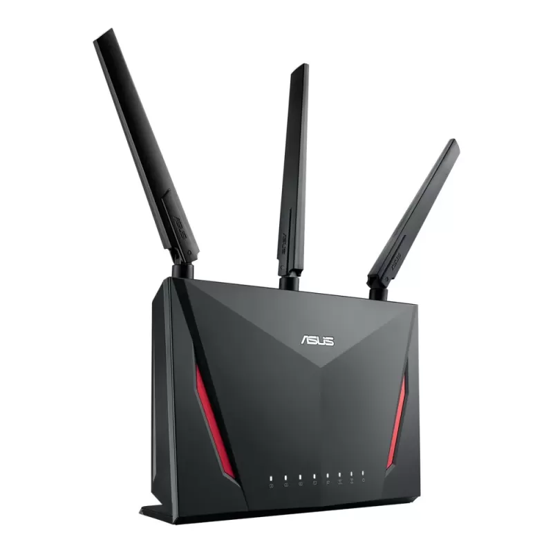 AC2900 Dual Band Gigabit WiFi Gaming Router Asus RT-AC86U black RT-AC86U AC2900 Dual Band Gigabit WiFi Gaming Router Asus RT-AC86U black RT-AC86U