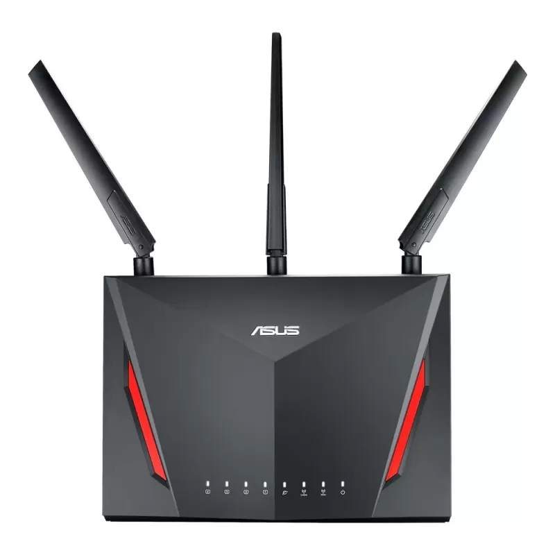 AC2900 Dual Band Gigabit WiFi Gaming Router Asus RT-AC86U black RT-AC86U AC2900 Dual Band Gigabit WiFi Gaming Router Asus RT-AC86U black RT-AC86U