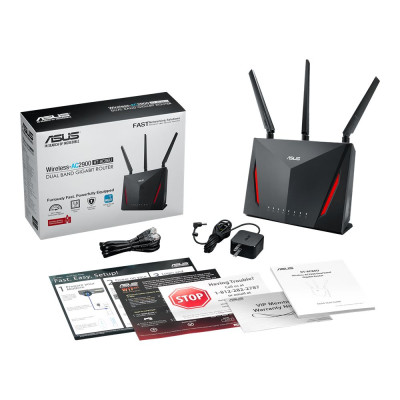 AC2900 Dual Band Gigabit WiFi Gaming Router Asus RT-AC86U black RT-AC86U