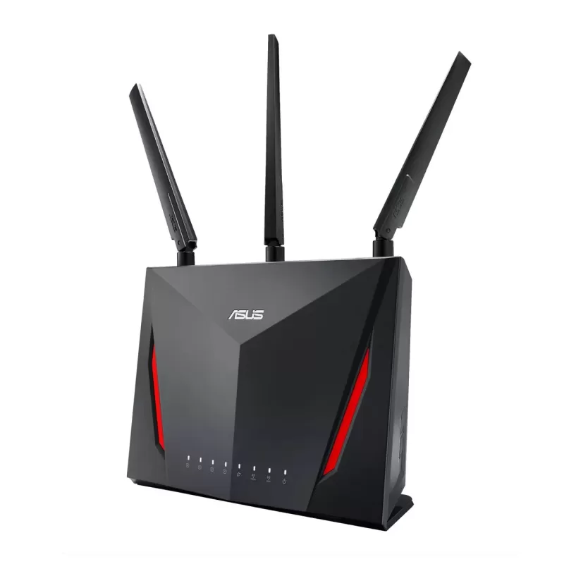 AC2900 Dual Band Gigabit WiFi Gaming Router Asus RT-AC86U black RT-AC86U AC2900 Dual Band Gigabit WiFi Gaming Router Asus RT-AC86U black RT-AC86U