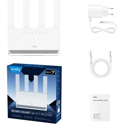 роутер CUDY BE3600E Wi-Fi 7 Router white WR3600E