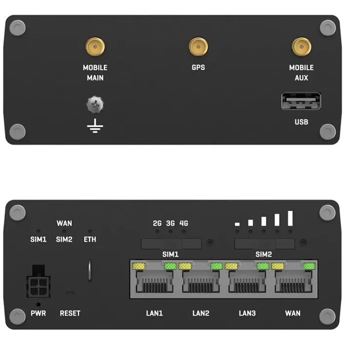Router Teltonika RUTM09 4G LTE Cat 6 RUTM09000000 Color:black