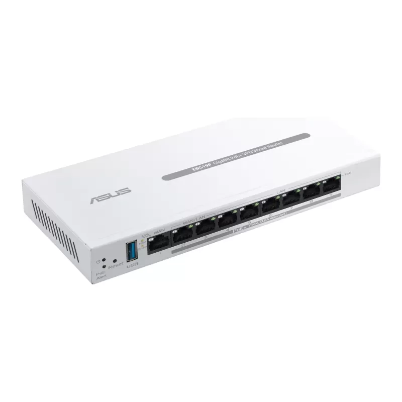VPN Router Asus ExpertWiFi EBG19P 8-Port PoE+ white 90IG08C0-MO3B00 VPN Router Asus ExpertWiFi EBG19P 8-Port PoE+ white 90IG08C0-MO3B00