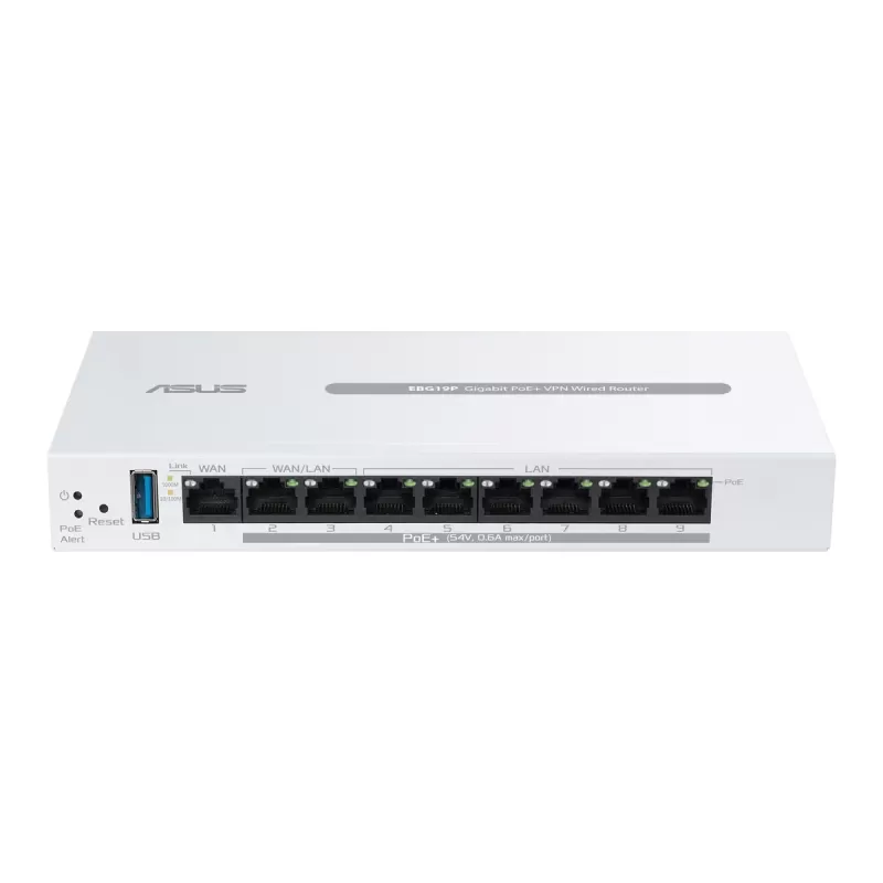 VPN Router Asus ExpertWiFi EBG19P 8-Port PoE+ white 90IG08C0-MO3B00 VPN Router Asus ExpertWiFi EBG19P 8-Port PoE+ white 90IG08C0-MO3B00
