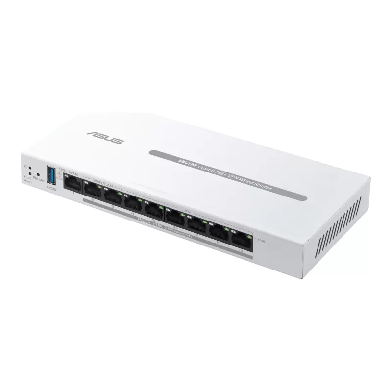 VPN Router Asus ExpertWiFi EBG19P 8-Port PoE+ white 90IG08C0-MO3B00 VPN Router Asus ExpertWiFi EBG19P 8-Port PoE+ white 90IG08C0-MO3B00