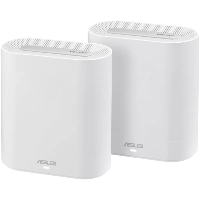 Router Asus ExpertWiFi EBM68 AX7800 Tri-Band WiFi 6 2-Pack white 90IG07V0-MO3A40