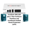 Set: device + service FORTINET Fortigate-90G Plus FortiCare Prem and UTP FG-90G-BDL-950-36 Color:white