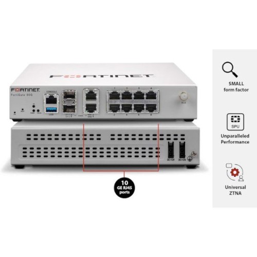 Set: device + service FORTINET Fortigate-90G Plus 3Y FortiCare Prem and UTP