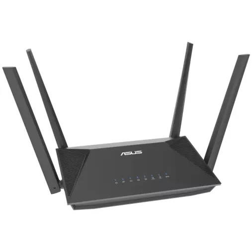ראוטר Asus RT-AX52 AX1800 Dual Band WiFi 6 90IG08T0-MU2H00 צבע שחור