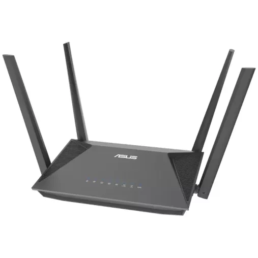 ראוטר Asus RT-AX52 AX1800 Dual Band WiFi 6 90IG08T0-MU2H00 צבע שחור
