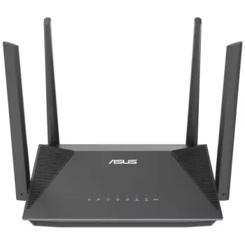 ראוטר Asus RT-AX52 AX1800 Dual Band WiFi 6 90IG08T0-MU2H00 צבע שחור