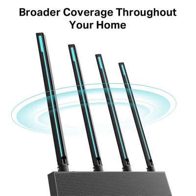 Router TP-Link AC1900 Wireless MU-MIMO Wi-Fi Router Archer C80 Color:black Router TP-Link AC1900 Wireless MU-MIMO Wi-Fi Router Archer C80 Color:black