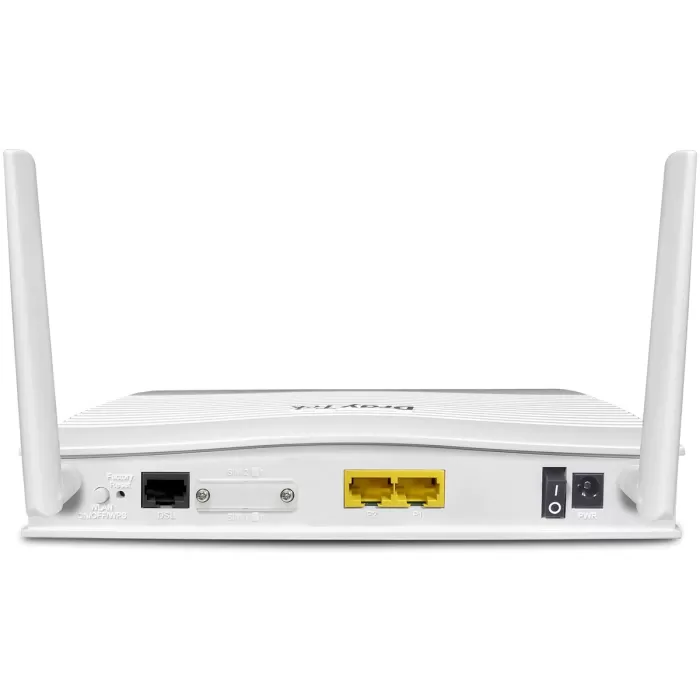 ראוטר VDSL2 ו-4G עם Wi-Fi DrayTek Vigor2620Ln V2620LN צבע לבן ראוטר VDSL2 ו-4G עם Wi-Fi DrayTek Vigor2620Ln V2620LN צבע לבן